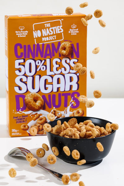 No Nasties Fruity 50% Less Sugar Fruity Loops Cereal 285g is not